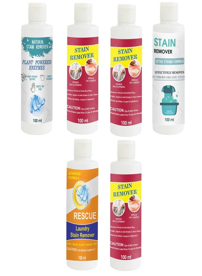 TOOVUS Stain Remover Combo Pack of Shirt, Red (Pack of 2), Doll, Orange and Red Stain Remover | Multi-Surface Cleaning Solution for Clothes, Fabrics, Upholstery (100 g Each) - Image 1